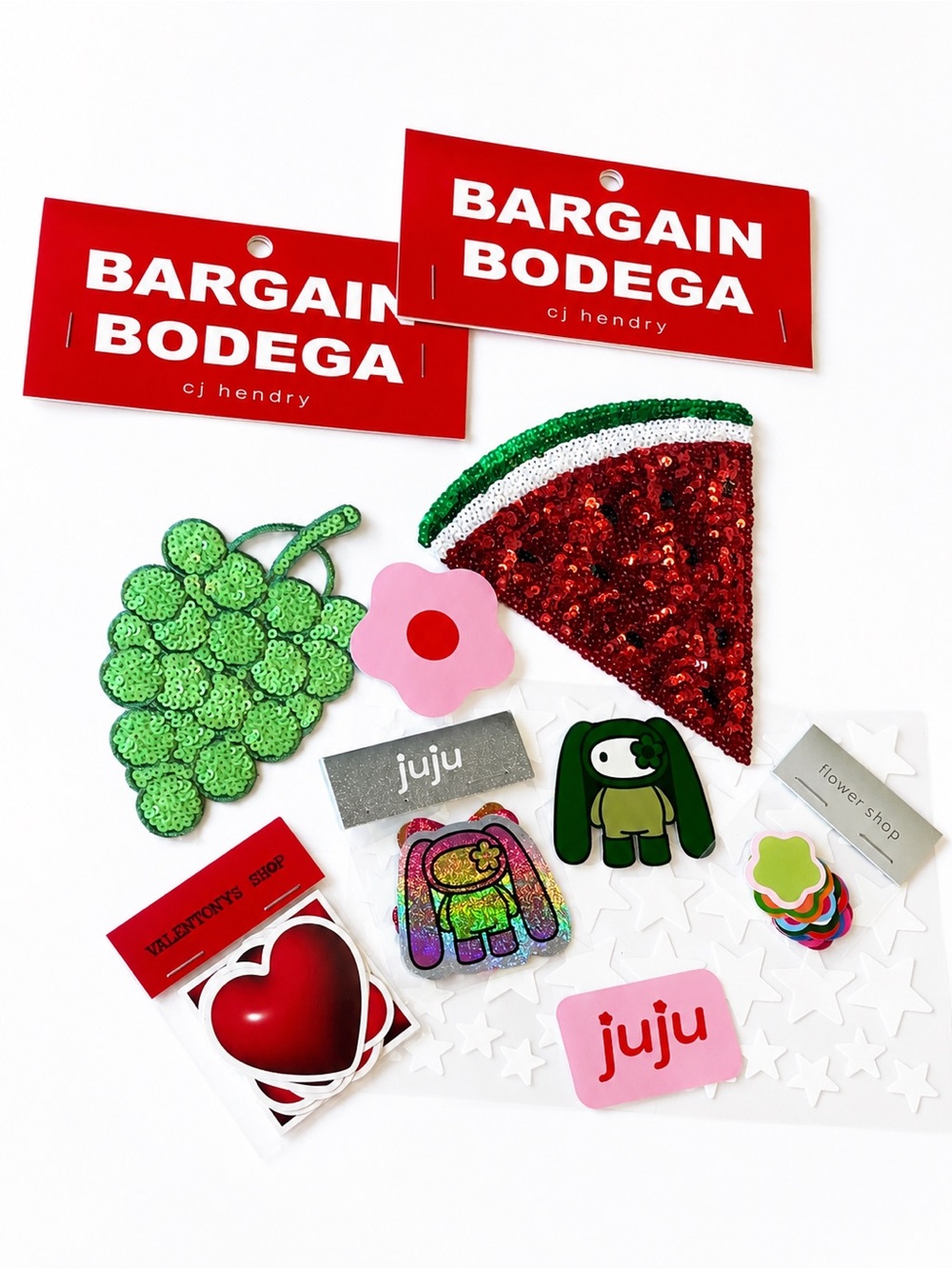 CJ Hendry Collector’s Sticker & Patch Bundle
